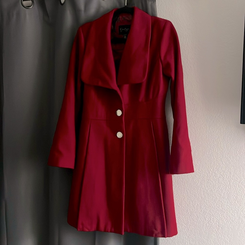Jessica Simpson Women’s Red Pea Coat Size S